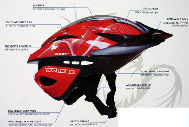 WORKER Dragon Cycle Helmet