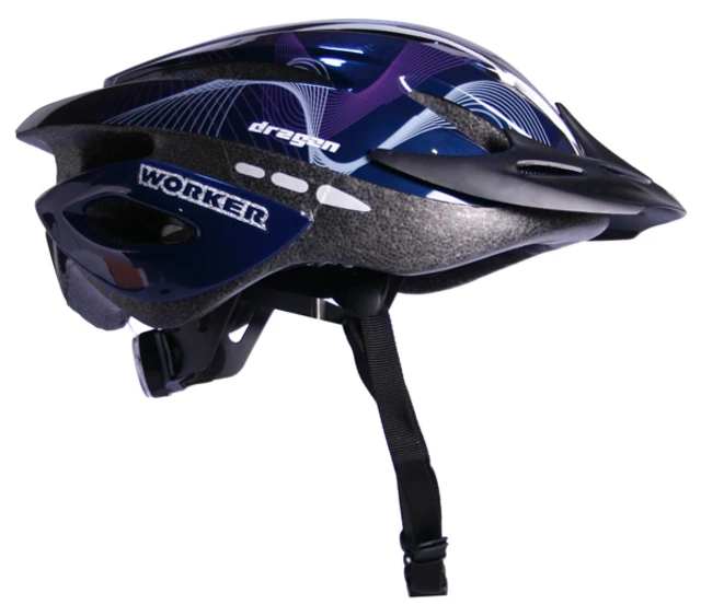 WORKER Dragon Cycle Helmet - Blue