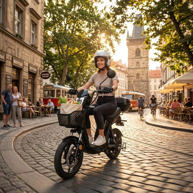 Electric Scooter W-TEC E-Greta II 12Ah 18" - Black