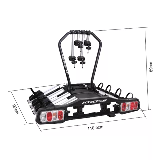 Tow Bar Bike Rack Kross MOVE 4