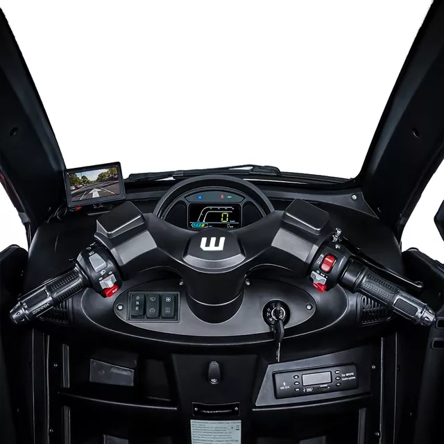 Electric Three-Wheeler w/ Roof W-TEC Tukago – 25 km/h - Blue