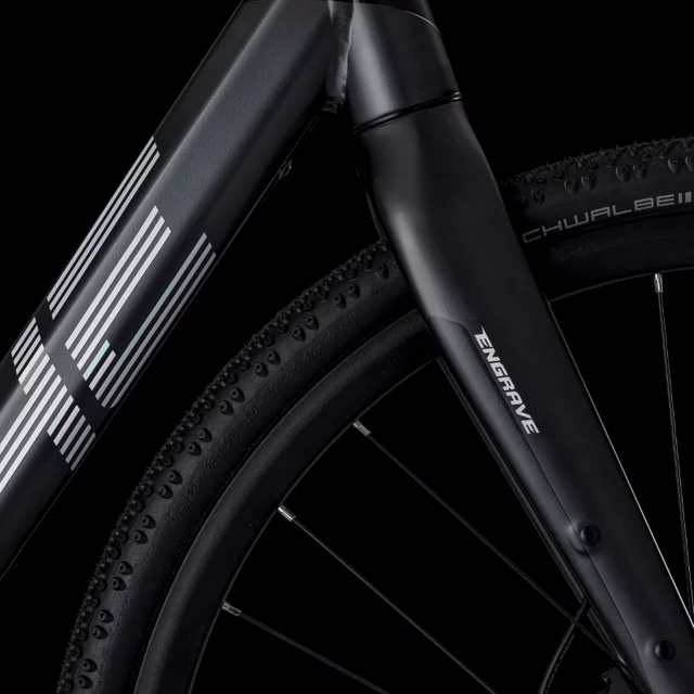 Gravel E-Bike 4EVER ENGRAVE FLAT 28” - titan/hologram