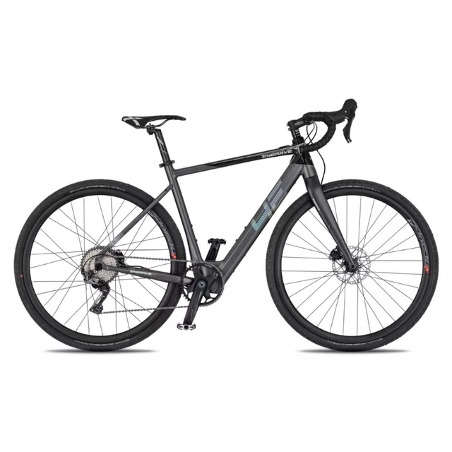 Gravel E-Bike 4EVER ENGRAVE PRO 28” - titan/hologram - titan/hologram