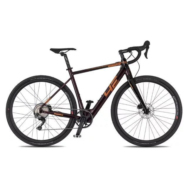 Gravel E-Bike 4EVER ENGRAVE PRO 28” - titan/hologram - velvet/metal bronze