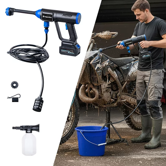 Cordless Pressure Washer Gun inSPORTline Esedera
