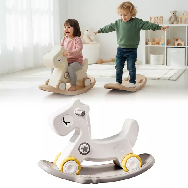 Rocking Horse/Balance Bike inSPORTline Etalino - Grey