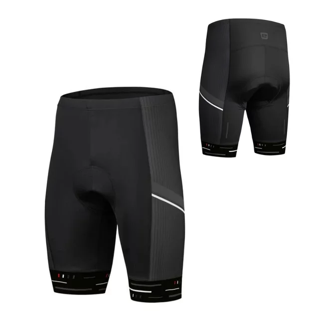 Men’s Cycling Shorts Etape Racing 2.0 - Black/Fluo Yellow - Black