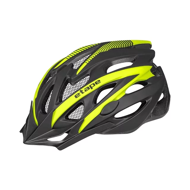 Cycling Helmet Etape Twister - černá/žlutá fluo mat