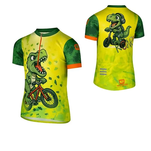Children’s Cycling Jersey Etape Rio - Blue - Green