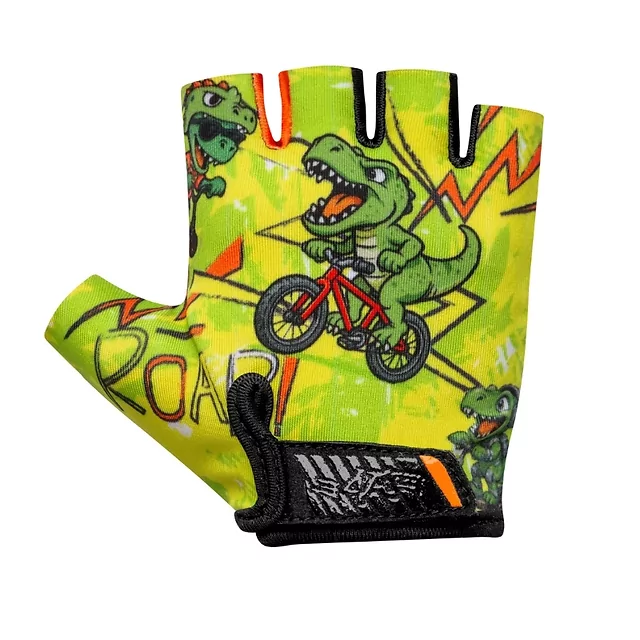 Children’s Cycling Gloves Etape Tiny - zelená (dino) - zelená (dino)