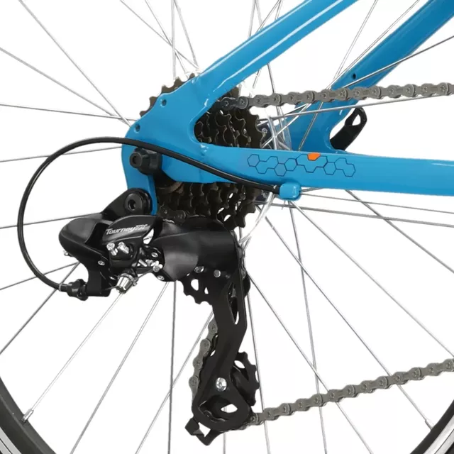 Junior Bike Kross Hexagon JR 1.0 24” Gen 006 - námořnická modrá / žlutá / lesk