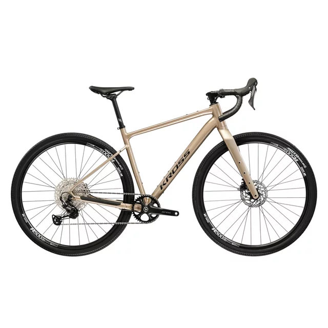 Gravel Bike Kross Esker 5.0 28” – 2026 - marinová/černá/lesk - hnědá/černá/mat