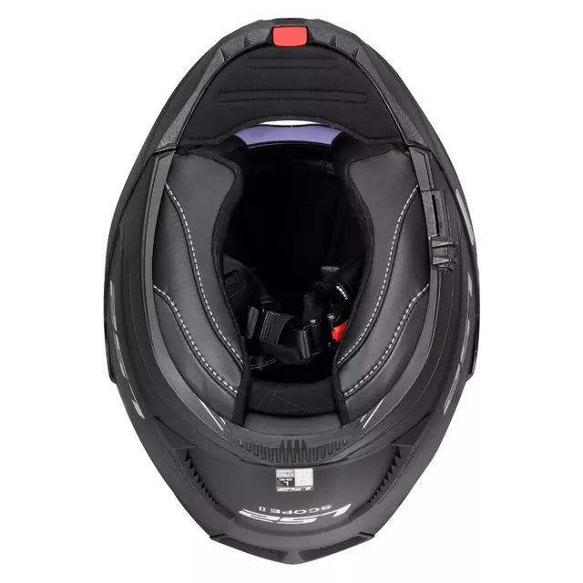 Flip-Up Motorcycle Helmet LS2 FF902 Scope II Solid Matte Black