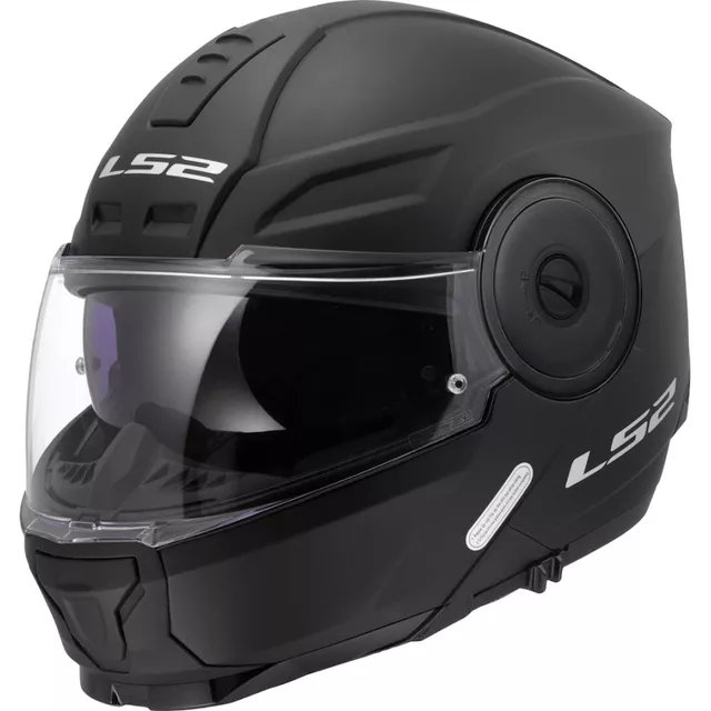 Flip-Up Motorcycle Helmet LS2 FF902 Scope II Solid Matte Black