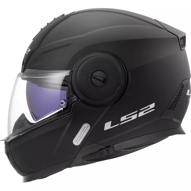 Flip-Up Motorcycle Helmet LS2 FF902 Scope II Solid Matte Black