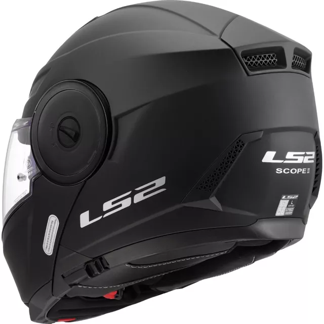 Flip-Up Motorcycle Helmet LS2 FF902 Scope II Solid Matte Black