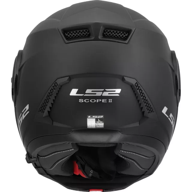 Flip-Up Motorcycle Helmet LS2 FF902 Scope II Solid Matte Black