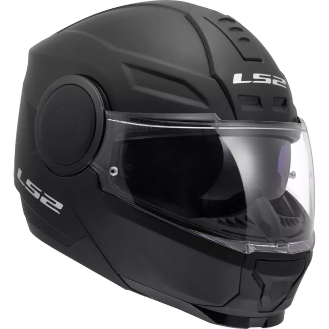 Flip-Up Motorcycle Helmet LS2 FF902 Scope II Solid Matte Black