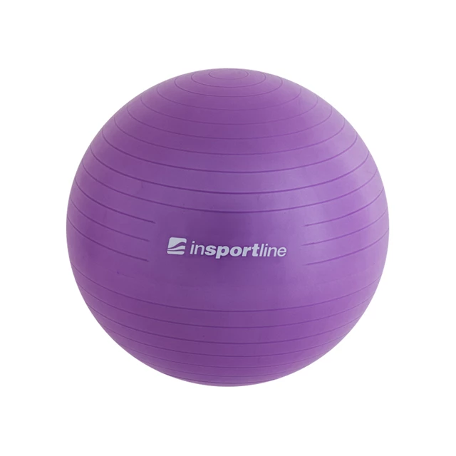Gymnastic ball inSPORTline Comfort Ball 55 cm - Purple