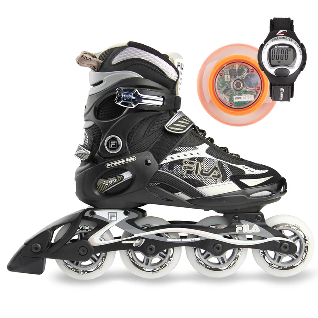 Unisex Fila Primo LX inline skates + speedmeter