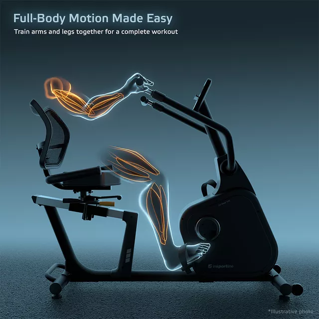 Recumbent Bike inSPORTline ZenSeat 100