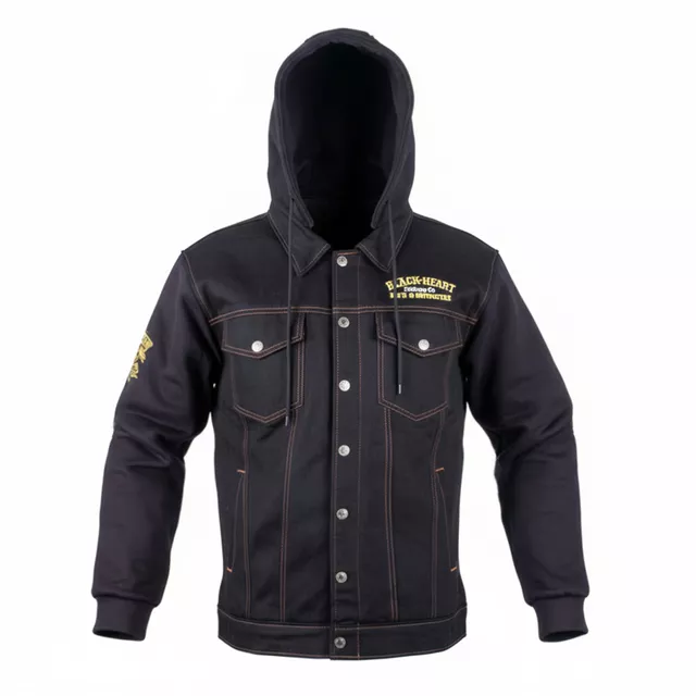 Motorcycle Jacket W-TEC Black Heart Reeftor - Black - Black