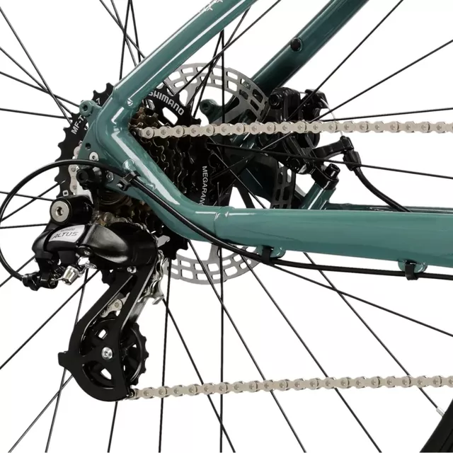 Mountain Bike Kross Hexagon 2.0 29” Gen 008 - zelená / stříbrná / lesk