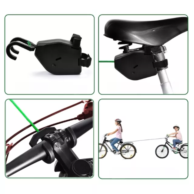 inSPORTline Tynur Self-retracting Bicycle Tow Rope