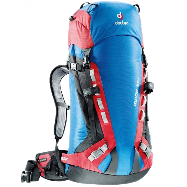 Mountain-Climbing Backpack DEUTER Guide 35+ 2016 - Blue-Red
