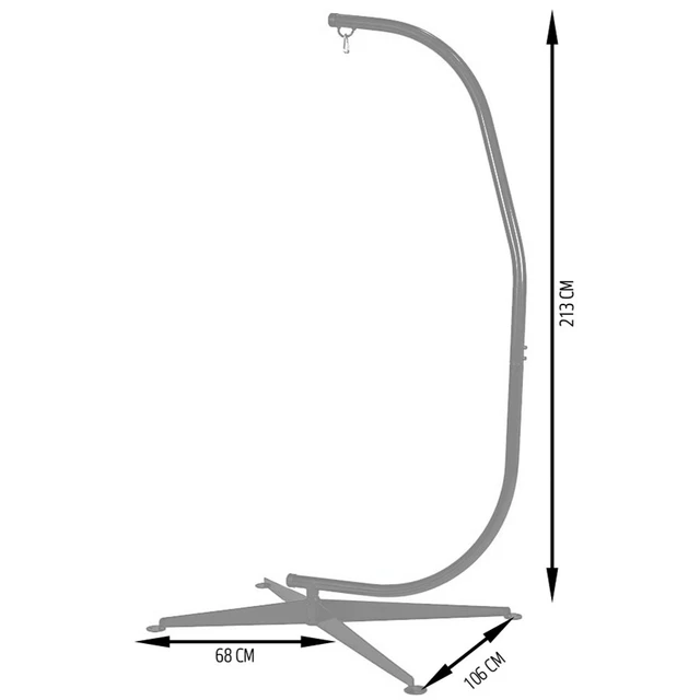 Swing Chair w/ Steel Stand inSPORTline Sonkle
