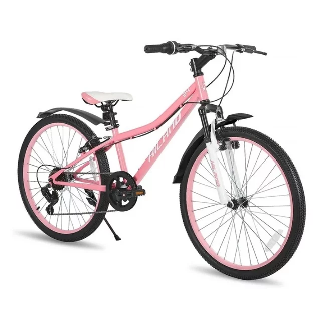 Junior Mountain Bike Hiland Climber 24” • 125–150 cm - Black