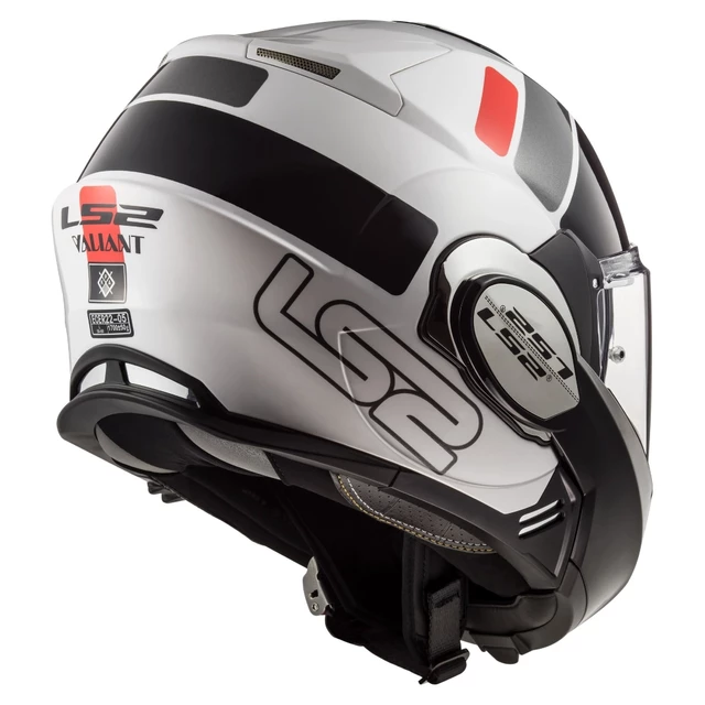 Flip-Up Motorcycle Helmet LS2 FF399 Valiant Lumen / H-V Yellow - Prox Matt H-V Yellow Black