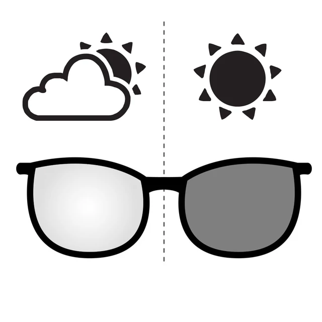 Polarizing and Photochromic Sunglasses inSPORTline Molineto White