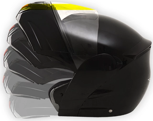 V210 Motorcycle Helmet - Black