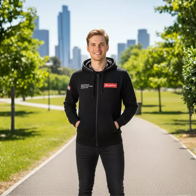 Hoodie inSPORTline Signature - Black