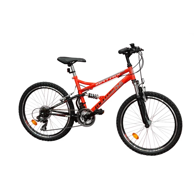 Full-suspended bike DHS 2445 Matrix 24" - model 2012 - Black-Red