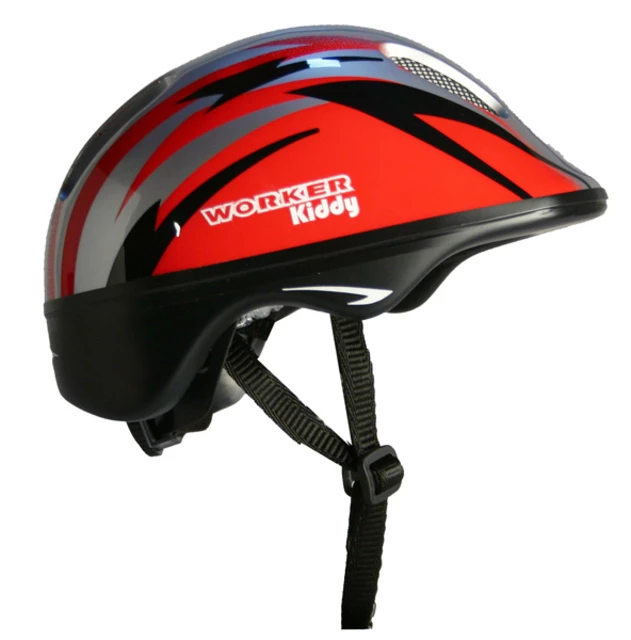 WORKER Kiddy Cycle Helmet - Red