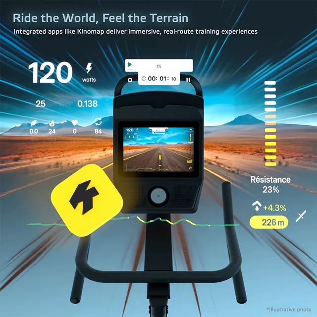 Exercise Bike inSPORTline ZenRoute 1200