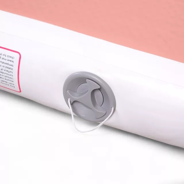 Inflatable Exercise Mat inSPORTline Airstunt 400 x 100 x 10 cm Coral Pink w/ Electric Pump