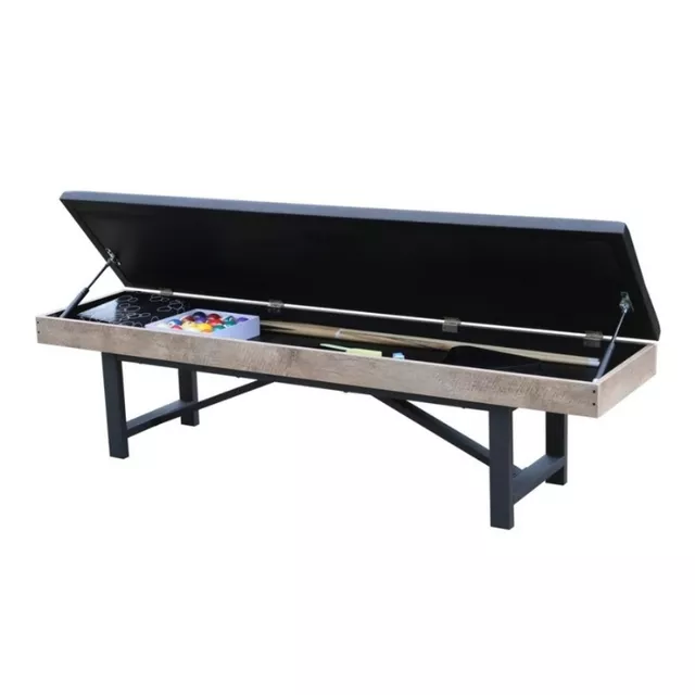 Billiards Table 3-in-1 inSPORTline Residento w/ Bench - Light Wood