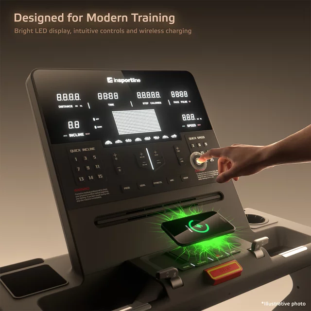 Treadmill inSPORTline Velocer Run LED