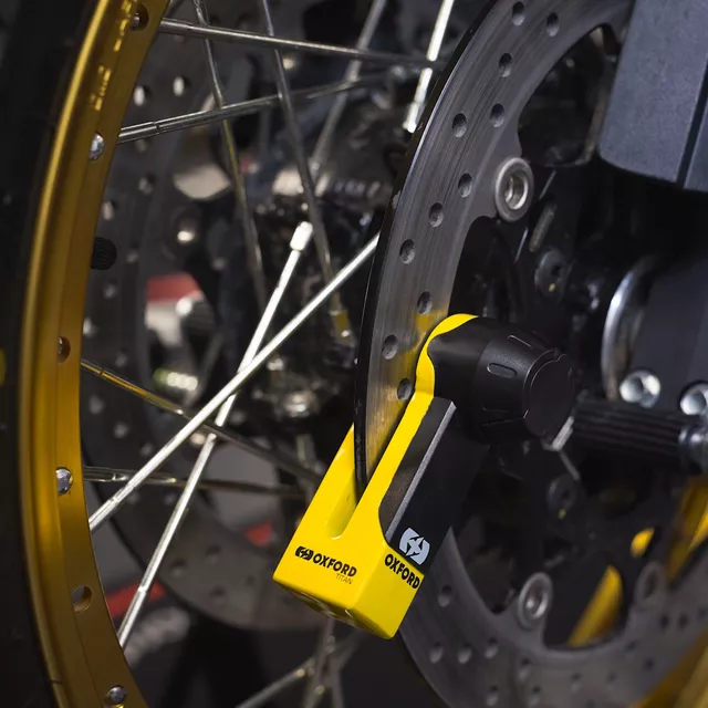 Disc Brake Lock Oxford Titan - Yellow