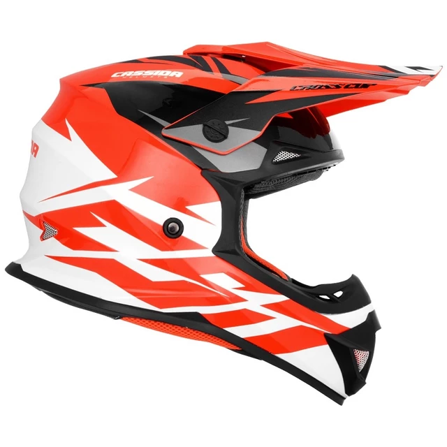 Motocross Helmet Cassida Cross Cup Two - Matte Grey/Black