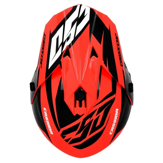 Motocross Helmet Cassida Cross Cup Two - Matte Grey/Black