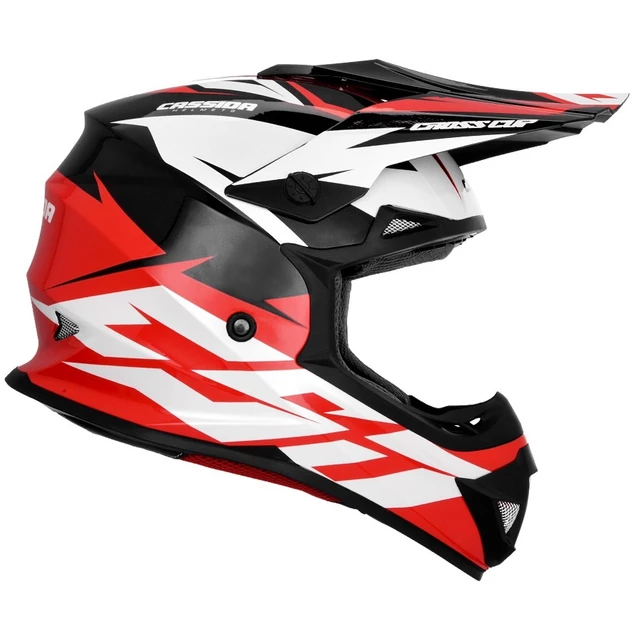 Motocross Helmet Cassida Cross Cup Two - Matte Grey/Black