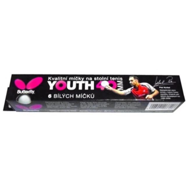 Table tennis balls Butterfly YOUTH 6 pcs