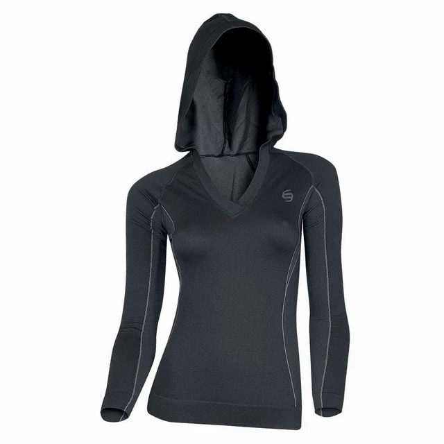 Ladies functional sweatshirt Brubeck Balance - Black