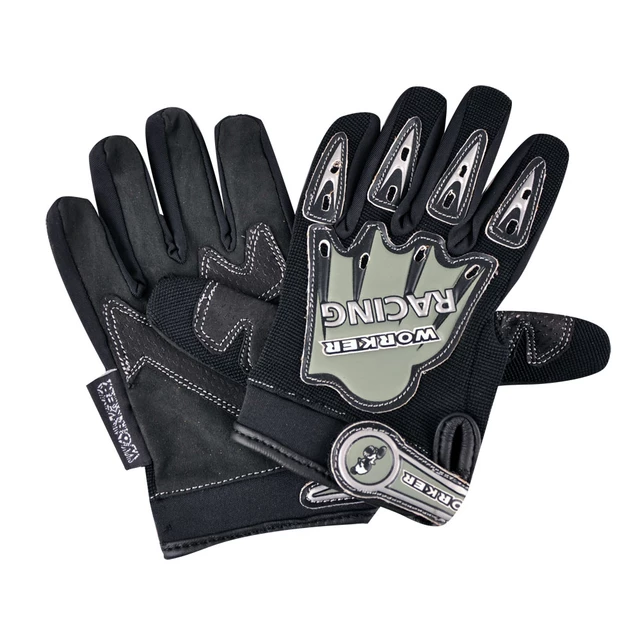 WORKER Power motorcycle gloves - Black