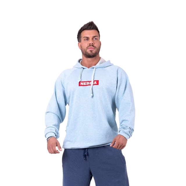 Men’s Hooded Sweatshirt Nebbia Red Label 149 - világoskék
