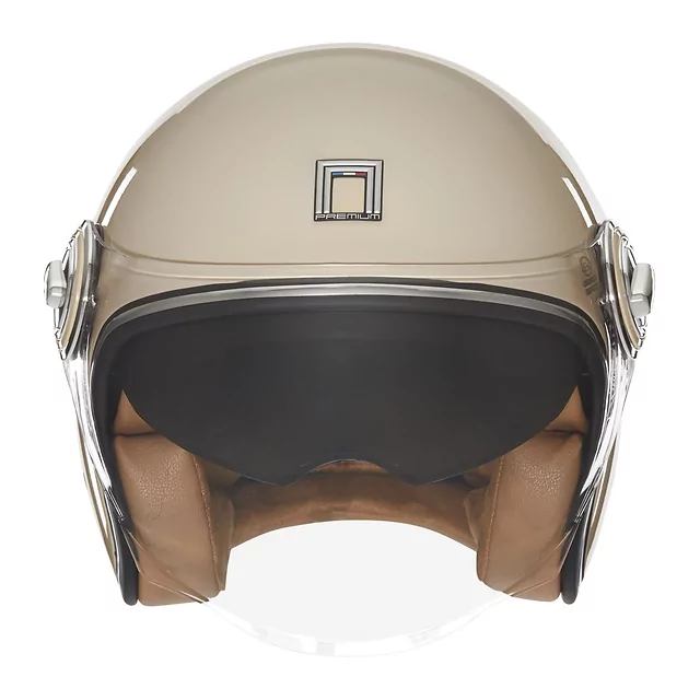 Motorcycle Helmet NOX Premium Heritage Mocha